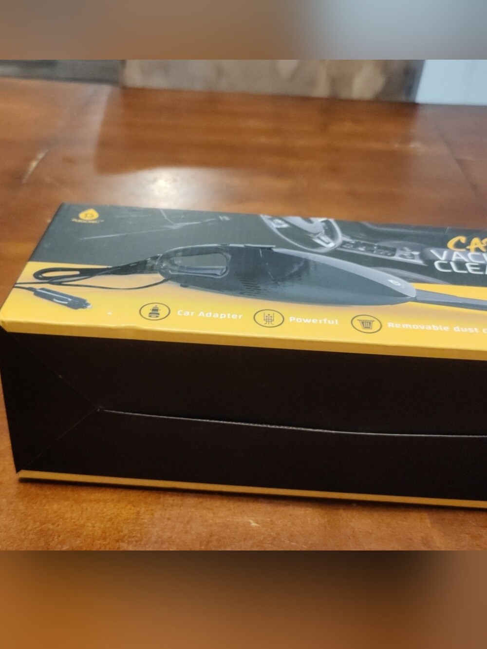 NEW Car Vacuum Cleaner Handheld - Black and Yellow